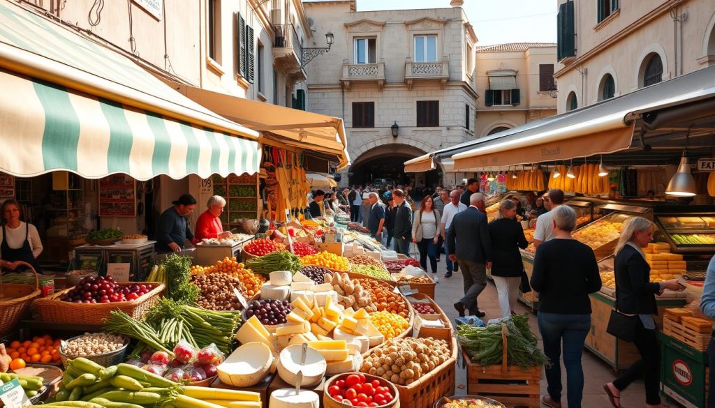 Maltese food markets in Sliema Maltese food markets in Sliema
