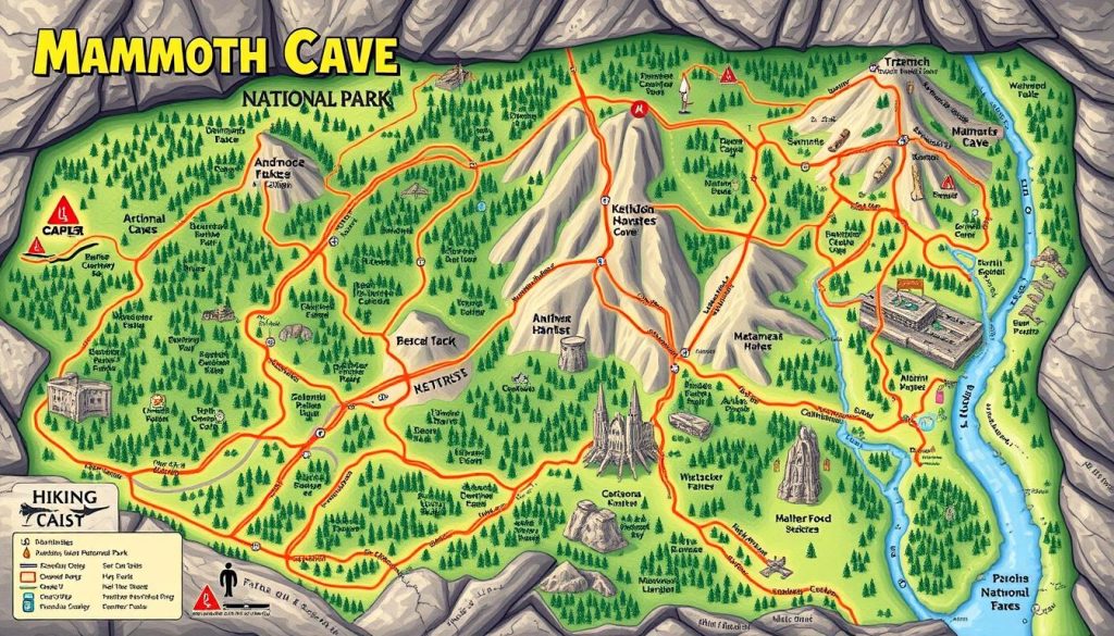 Mammoth Cave maps for your hiking journey Mammoth Cave maps for your hiking journey
