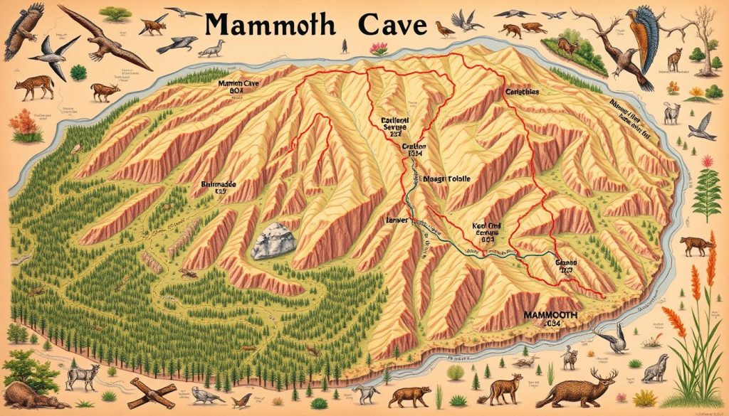 Mammoth Cave trail maps Mammoth Cave trail maps