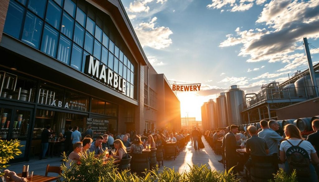 Marble Brewery, the largest brewery in Albuquerque