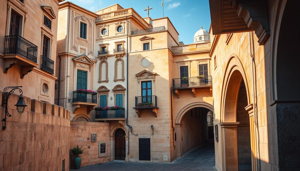Mdina architecture showcasing historical treasures in Malta Mdina architecture showcasing historical treasures in Malta