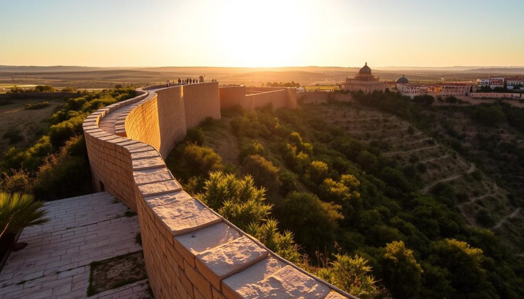 Mdina city wall hike Mdina city wall hike