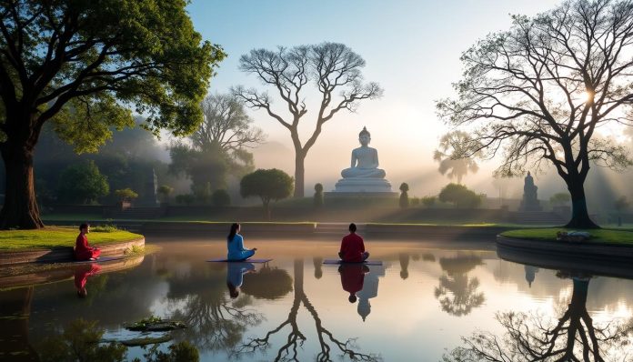 Meditation retreats and mindfulness programs in Lumbini?