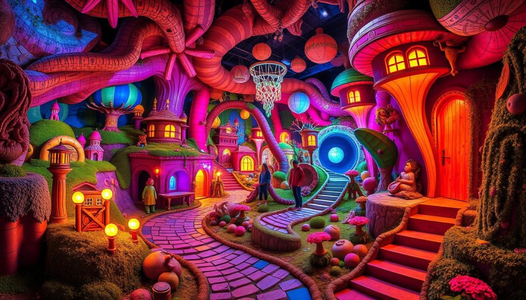 Meow Wolf Santa Fe art installation Meow Wolf Santa Fe art installation
