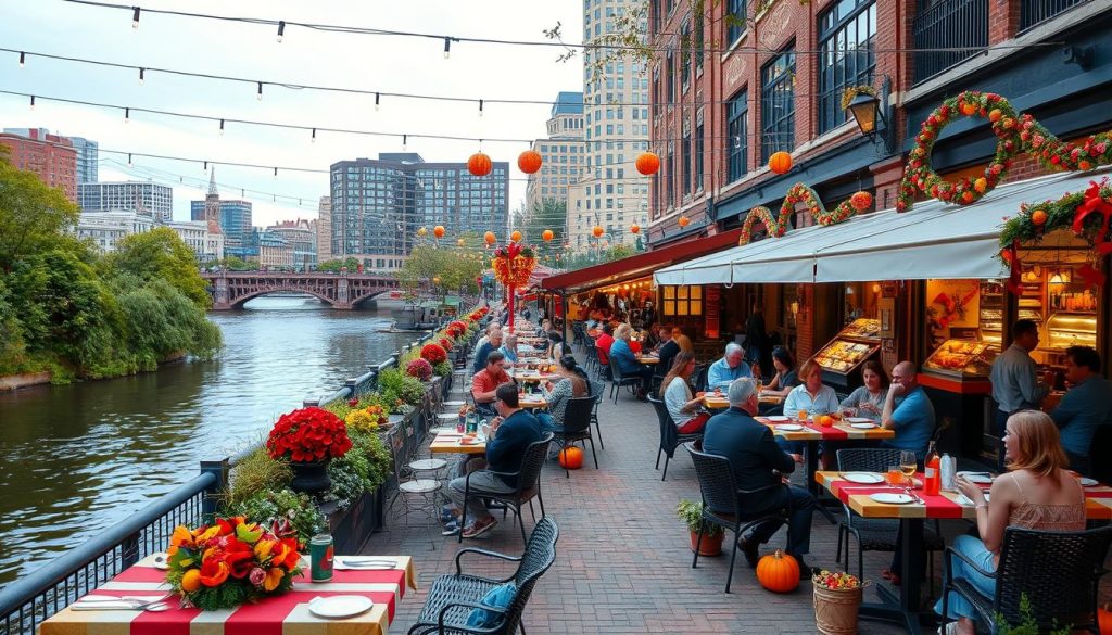 Milwaukee Riverwalk dining guide seasonal dining events Milwaukee Riverwalk dining guide seasonal dining events