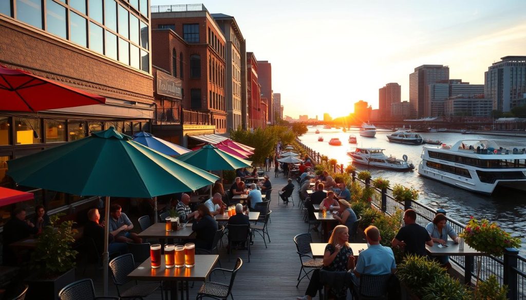 Milwaukee Riverwalk dining options Milwaukee Riverwalk dining options
