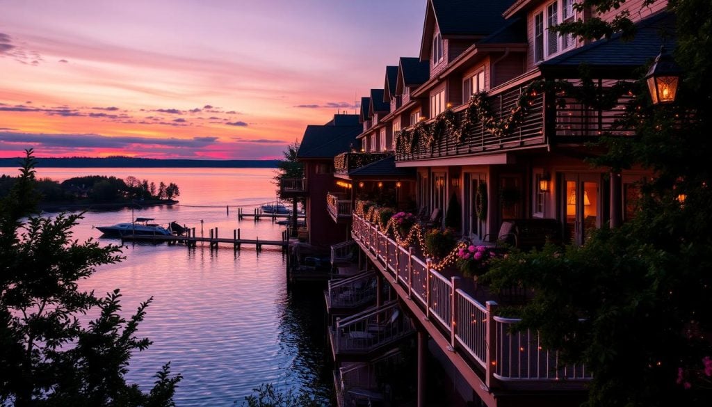 Milwaukee romantic lake hotels