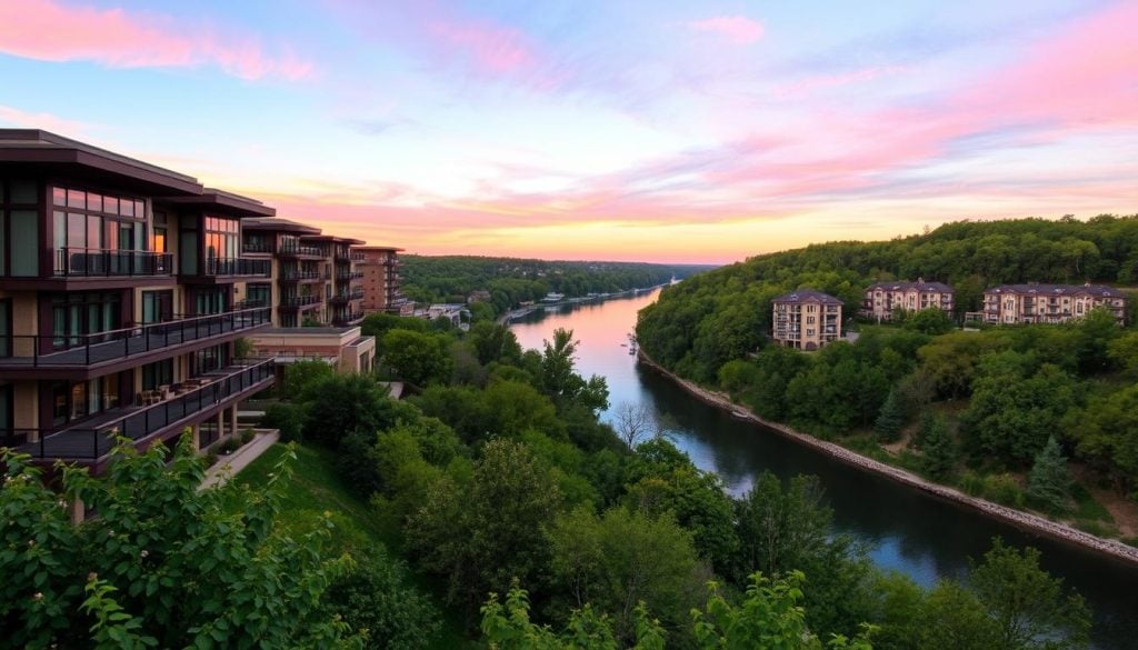 Mississippi River view hotels in La Crosse