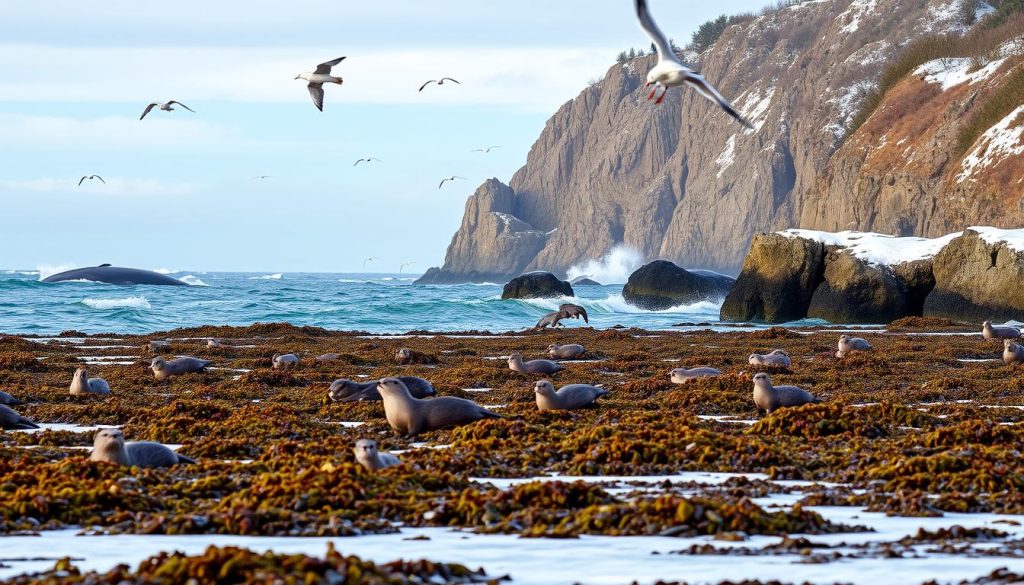 Monterey winter wildlife Monterey winter wildlife