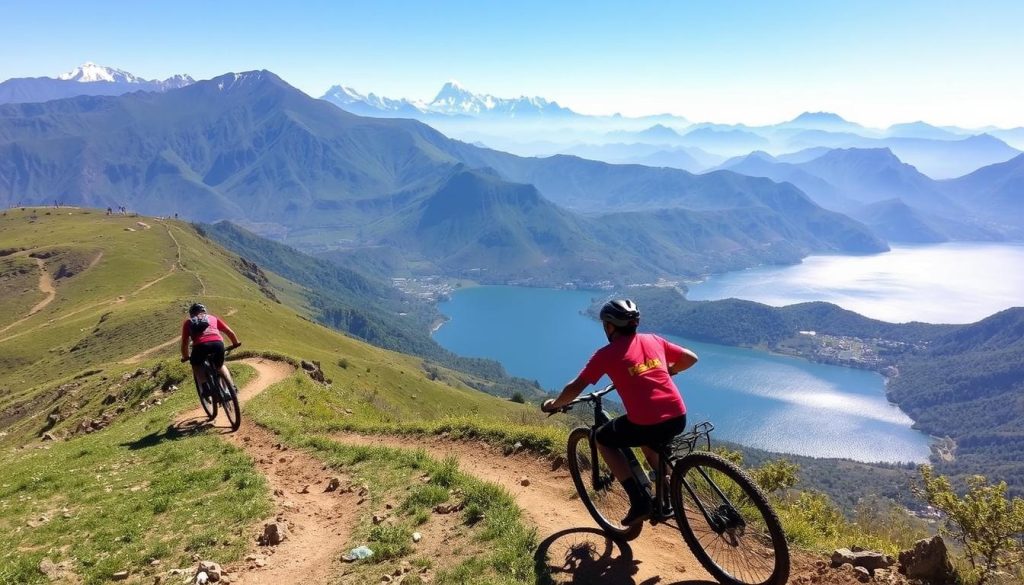 Mountain biking excursions in Pokhara Mountain biking excursions in Pokhara