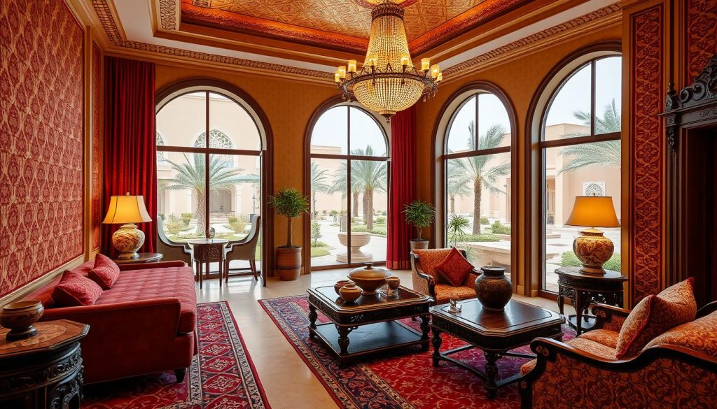 Muscat luxury accommodation showcasing heritage-inspired decor Muscat luxury accommodation showcasing heritage-inspired decor