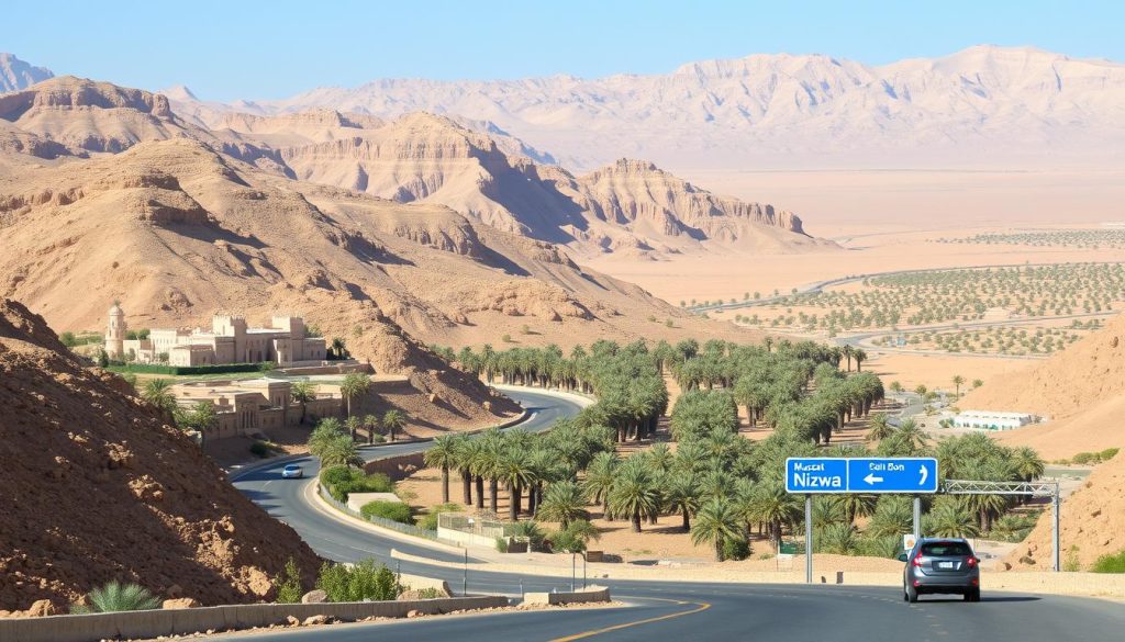Muscat to Nizwa directions Muscat to Nizwa directions