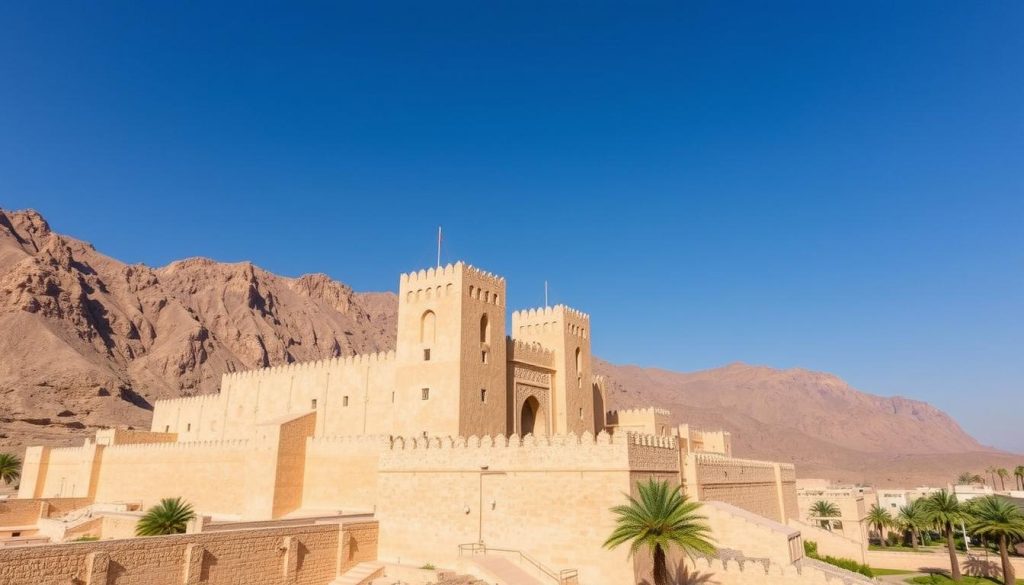 Nizwa Fort showcasing architectural marvels Nizwa Fort showcasing architectural marvels