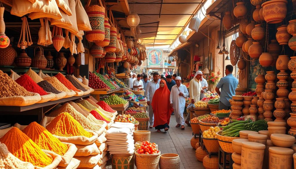 Nizwa Souk with aromatic spices and fresh ingredients Nizwa Souk with aromatic spices and fresh ingredients