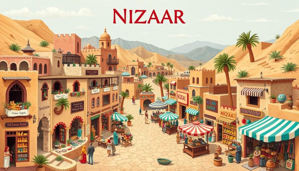 Nizwa souk map Nizwa souk map