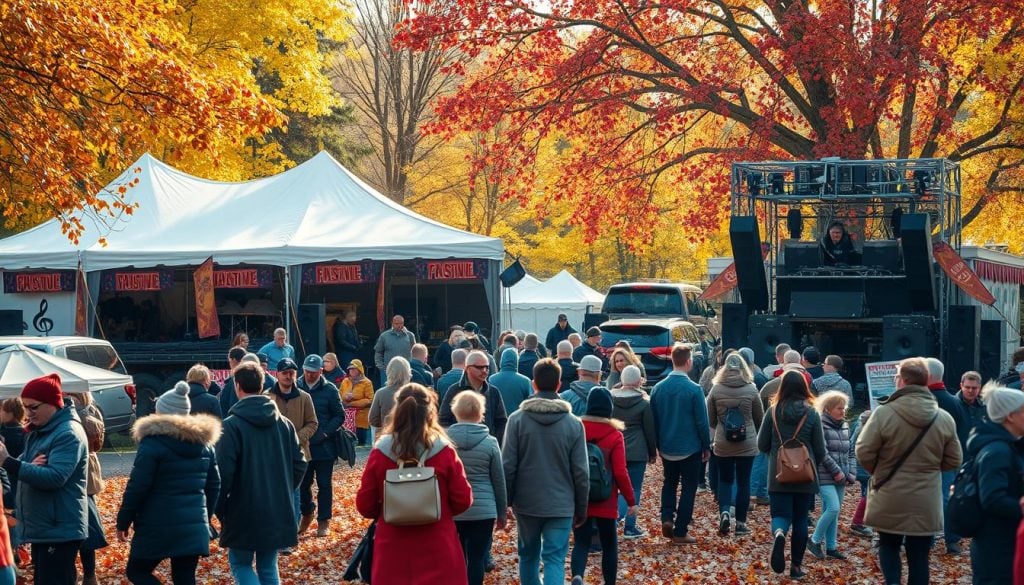 November music festival preparation