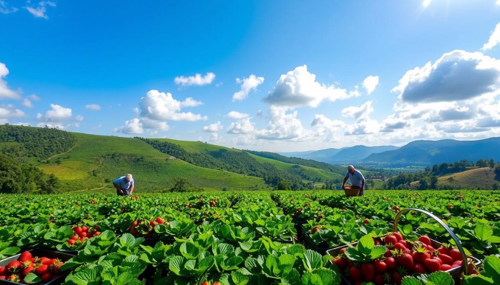 Nuwara Eliya strawberry farms and picking experiences