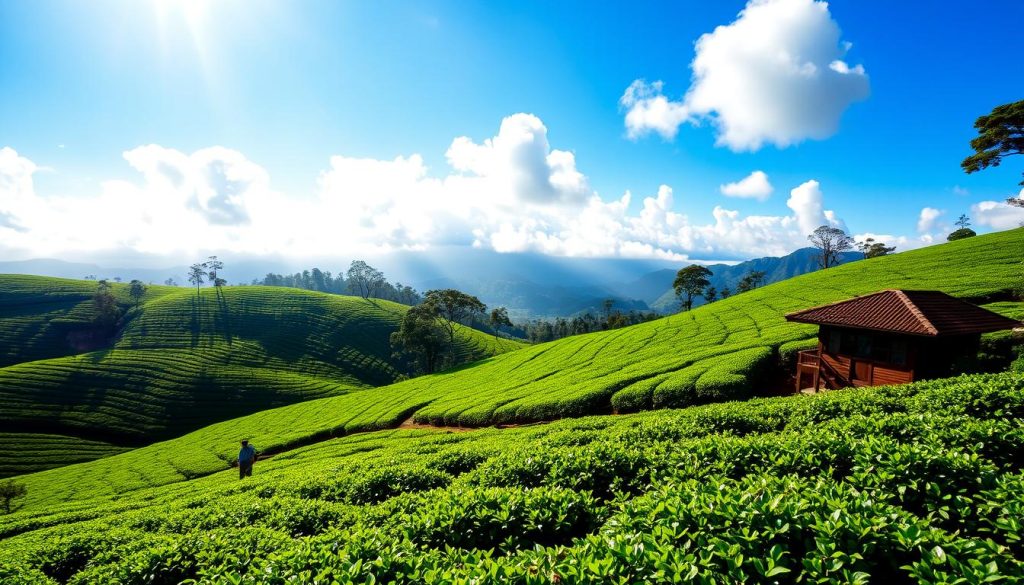 Nuwara Eliya tea plantations