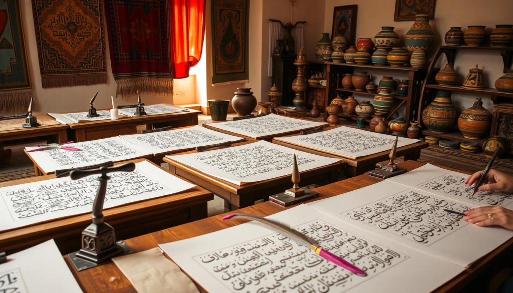 Omani Calligraphy workshops Omani Calligraphy workshops