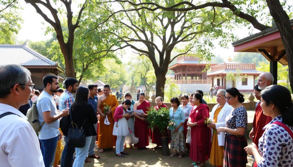 Opportunities for volunteering at Lumbini monasteries