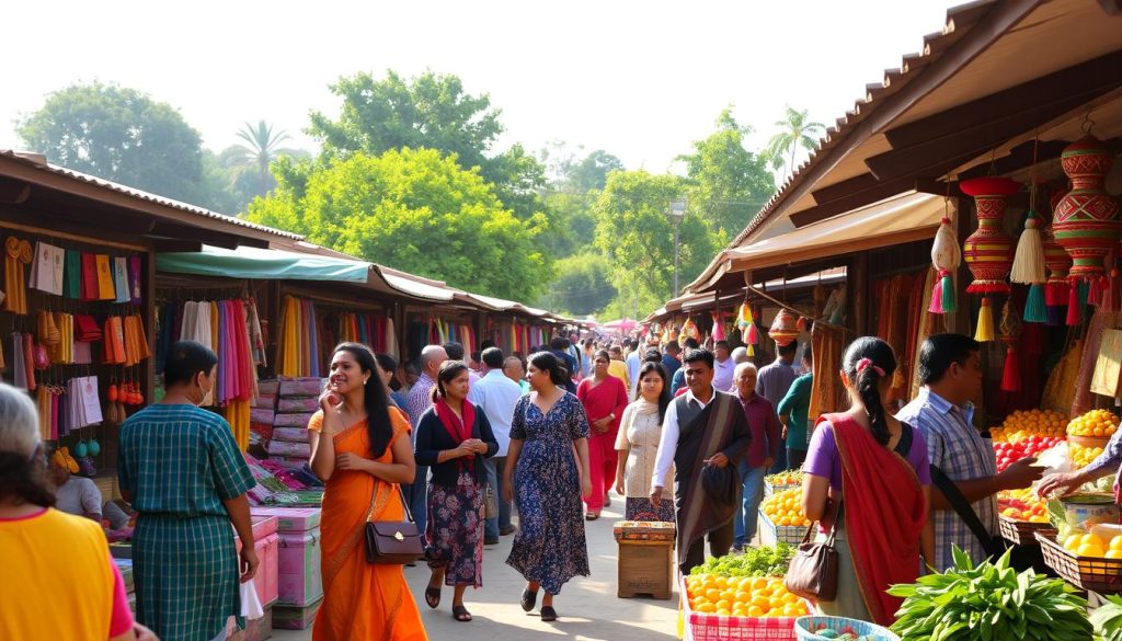 Opportunities to interact with Lumbini locals