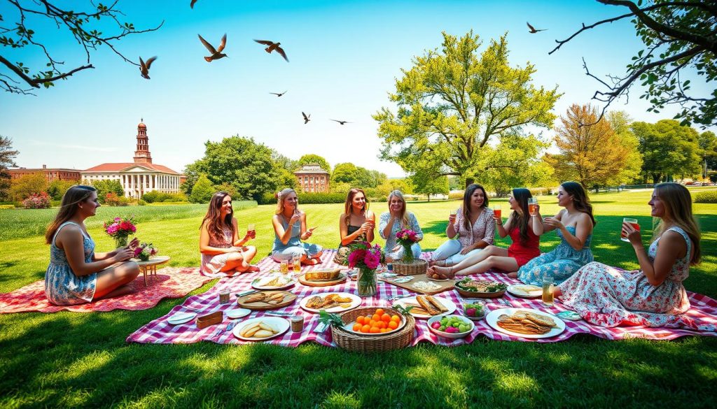 Outdoor hen party celebration site in Madison Outdoor hen party celebration site in Madison