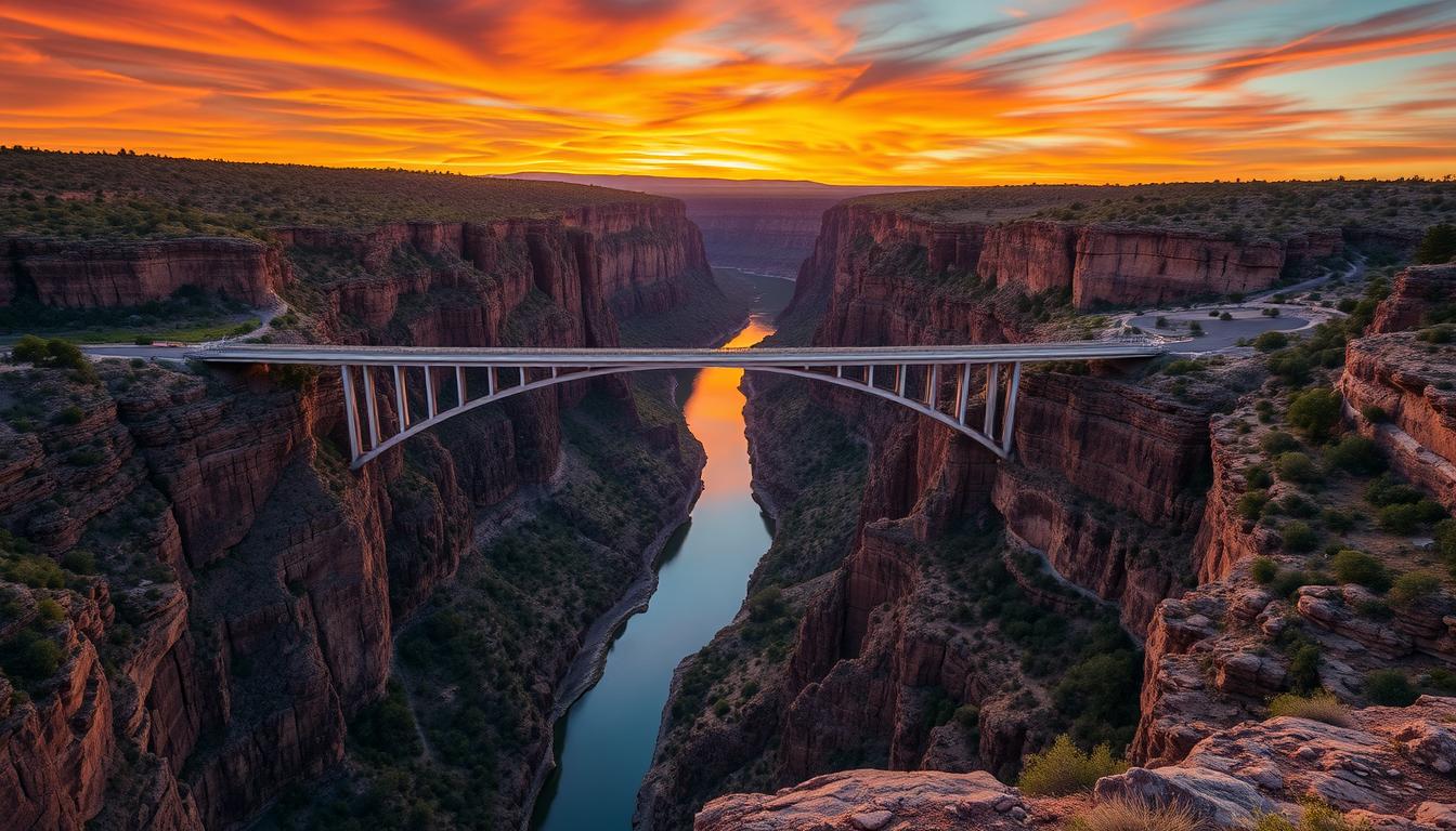 Navigating From Taos To Rio Grande Gorge Bridge
