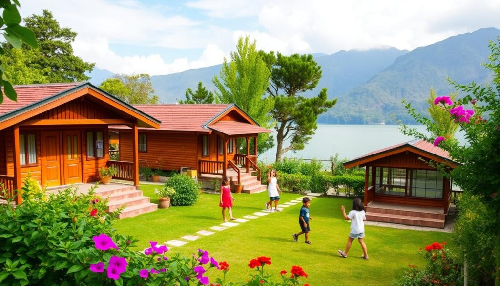 Overview of family accommodations Pokhara Overview of family accommodations Pokhara
