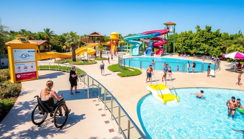 Paphos Aphrodite Waterpark safety and accessibility features