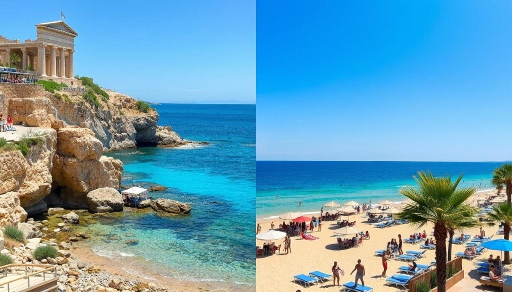 Paphos vs. Limassol beach resort comparison