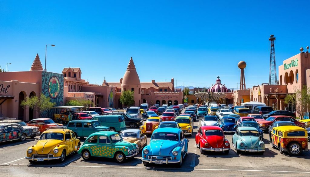 Parking at Meow Wolf Santa Fe Parking at Meow Wolf Santa Fe