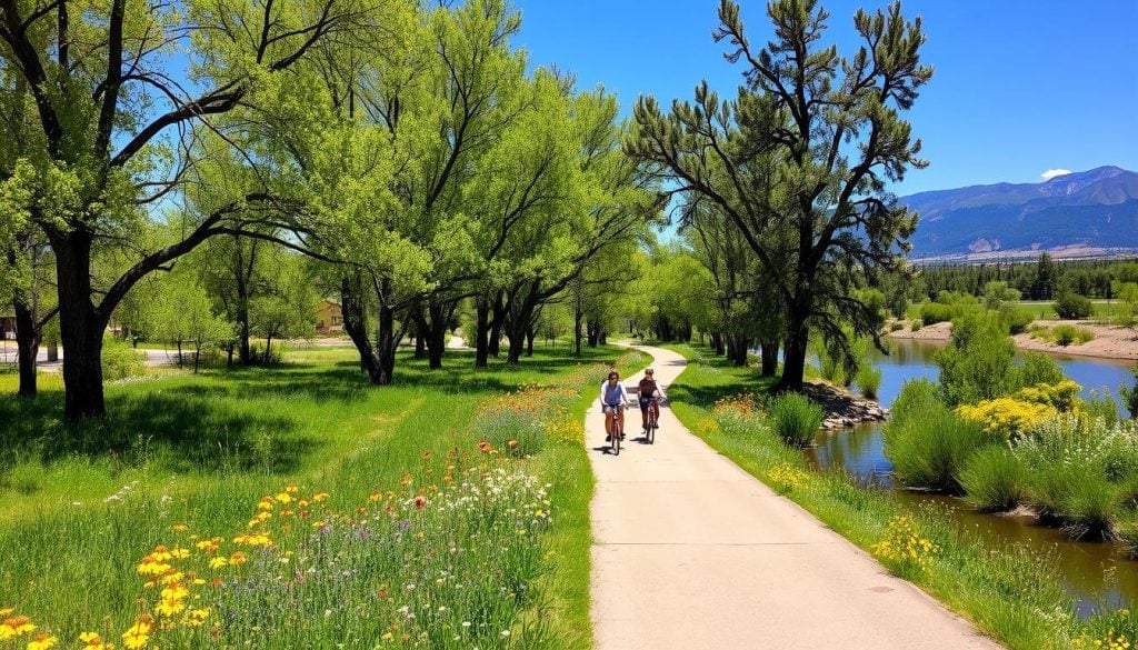 Paseo del Bosque Bike Trail