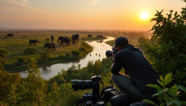Photography tips for Chitwan National Park wildlife?