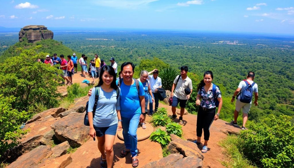 Pidurangala hiking for families