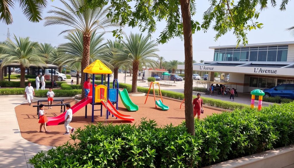 Playground Next to L’Avenue Restaurant Salalah attractions Playground Next to L’Avenue Restaurant Salalah attractions