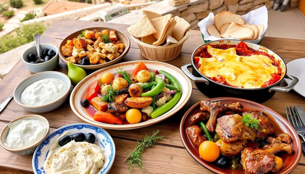 Popular Cypriot dishes Popular Cypriot dishes