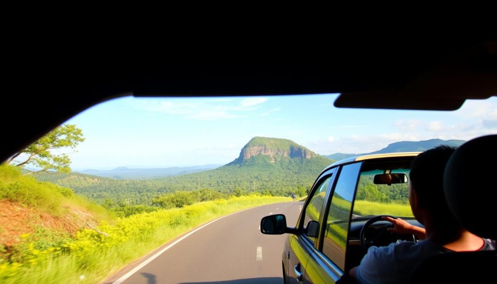 Private car hire Kandy to Sigiriya