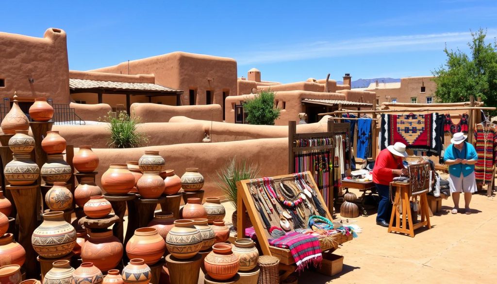 Pueblo arts and crafts in Santa Fe