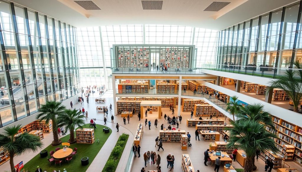 Qatar National Library provides educational resources and library tours in Qatar. Qatar National Library provides educational resources and library tours in Qatar.