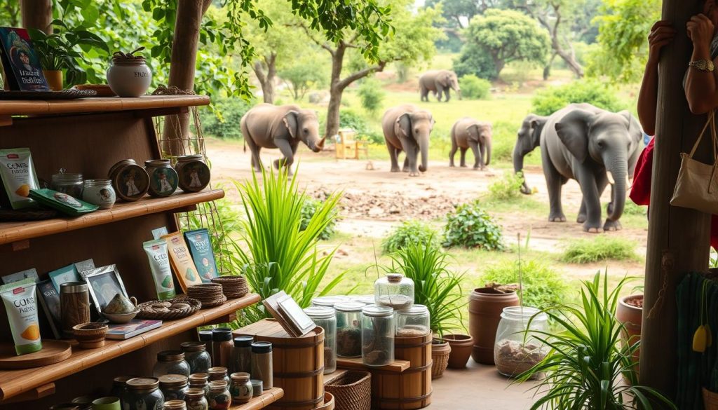 Responsible souvenir shopping in Chitwan National Park