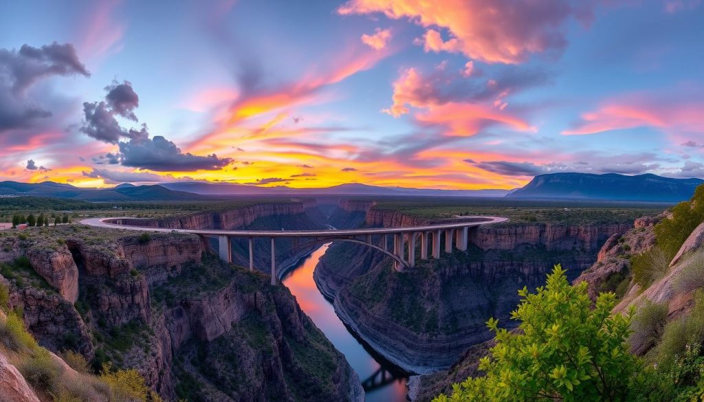 Rio Grande Gorge Bridge scenic views Taos Rio Grande Gorge Bridge scenic views Taos