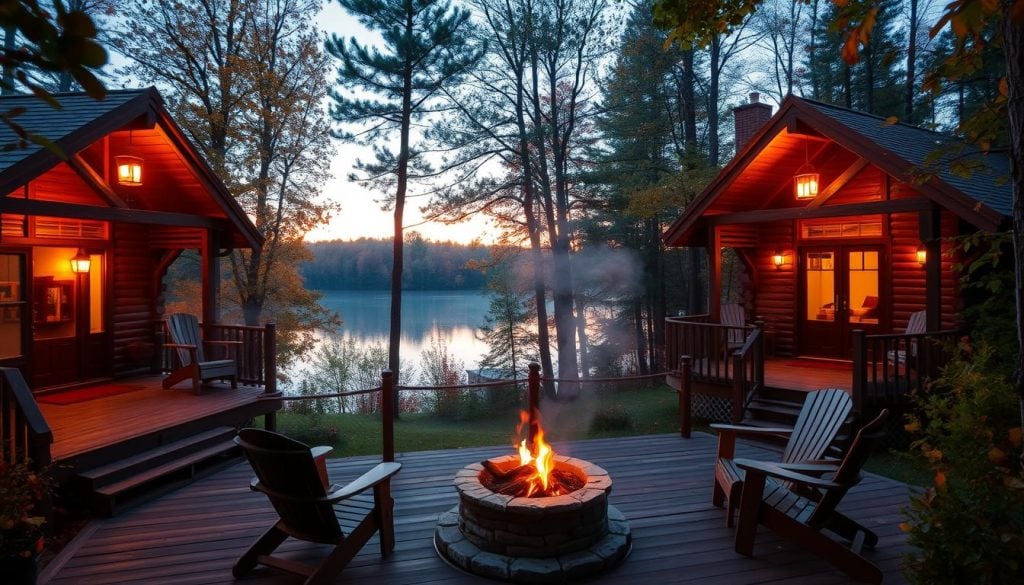 Romantic cabins in Wisconsin Dells