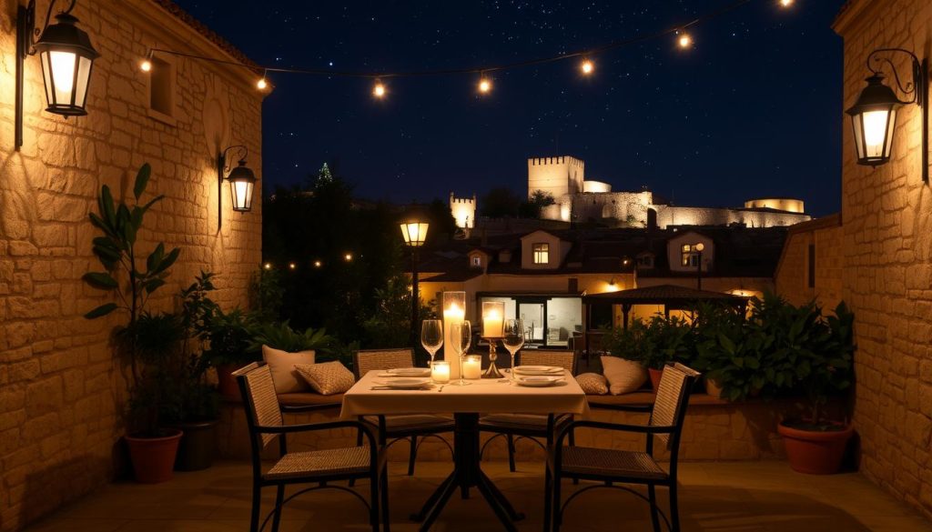 Romantic dining in Mdina Romantic dining in Mdina
