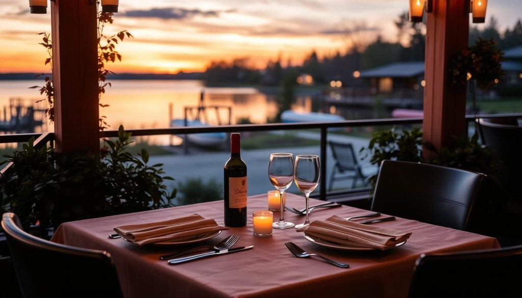 Romantic restaurants in Wisconsin Dells