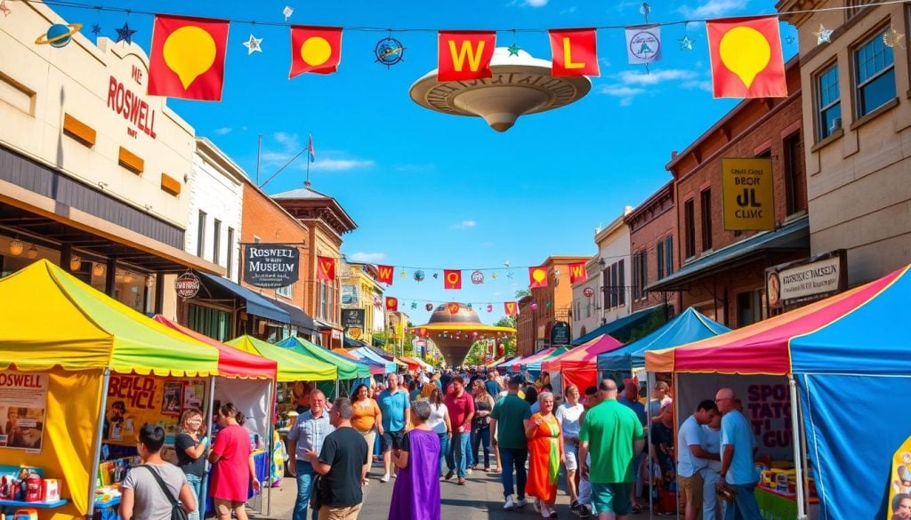 Roswell UFO Festival locations with venue information