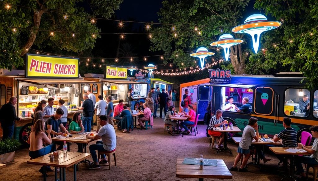 Roswell UFO festival dining options