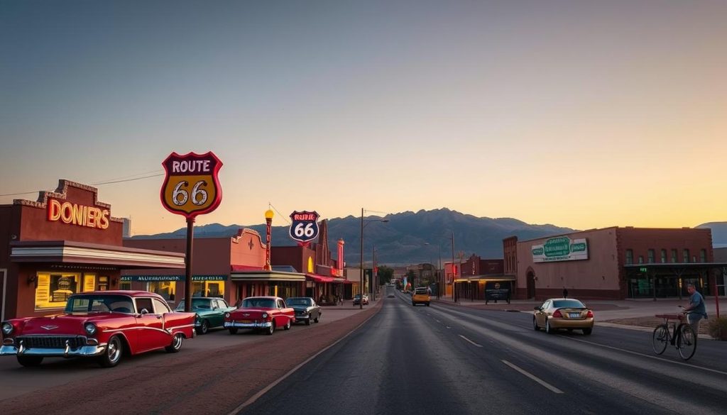 Route 66 timeline and Historic Route 66 landmarks in Albuquerque