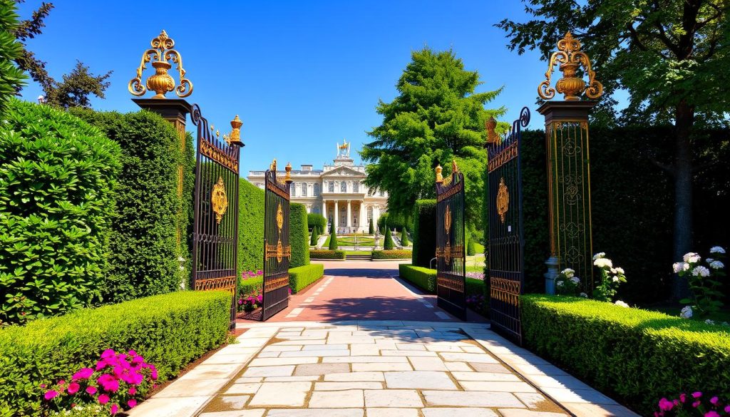 Royal Palace garden access