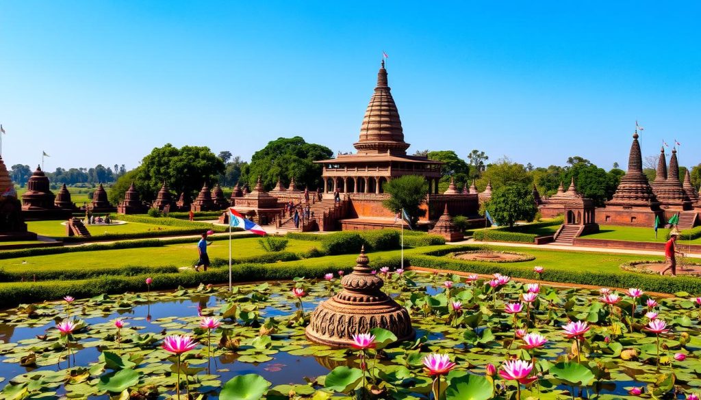 Sacred Buddhist sites Lumbini