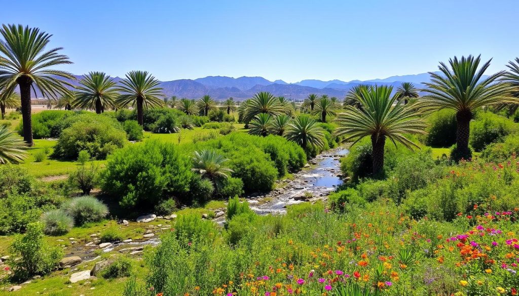 Salalah attractions in a lush oasis landscape Salalah attractions in a lush oasis landscape